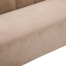 Mirelle 80 in. Modern Curved Velvet Sofa Couch
