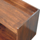 Open Top Media Unit - Brown by Unique Piece Furniture