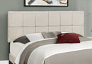 Queen Size Upholstered Bed, Transitional - Beige by HouseOfZazla
