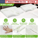 Bamboo Memory Foam Sleep Pillow with Cervical Support by LJGDeals