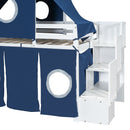 Loft Bed With Tent And Tower by HouseOfZazla