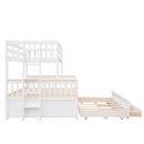 Bunk Bed With Twin Size Trundle And Drawers by HouseOfZazla