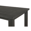 Dexter - Rectangular Plank Top Dining Table - Dark Gray