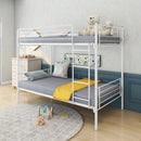 Space Saving Bunk Bed With Metal Frame And Ladder by Unique Piece Furniture