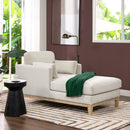 Knox - Modern Farmhouse Chaise Lounge Chair by HouseOfZazla