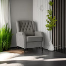 Brand New Recliner Sofa Cozy Soft Living Room Sofa Chair - Light Gray by HouseOfZazla
