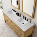 James Martin Breckenridge 72" Double Bathroom Vanity, Light Natural Oak