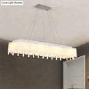 GobekUsa Adjustable Acrylic LED Island Pendant Light with Hanging Cord
