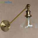 GobekUsa Brass Copper Wall Sconce Glass Wall Lamp