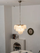 Retro Glass Disc Chandelier