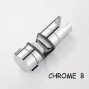Adjustable chrome and gray shower head holder bathroom slider bracket by Decorbites