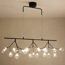 GobekUsa Adjustable Hanging Cord Island Lighting - Contemporary Firefly Metal Pendant with 27 Lights for Bedroom