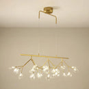 GobekUsa Adjustable Hanging Cord Island Lighting - Contemporary Firefly Metal Pendant with 27 Lights for Bedroom