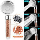 Adjustable jetting shower head bathroom high pressure filtered beads by Decorbites