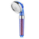 Adjustable jetting shower head bathroom high pressure filtered beads by Decorbites