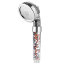 Adjustable jetting shower head bathroom high pressure filtered beads by Decorbites