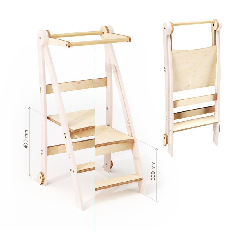 Adjustable Montessori Tower - Kids Step Stool
