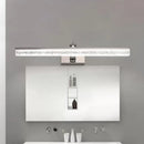 GobekUsa Adjustable LED Vanity Light in Modern Chrome - Acrylic Linear Design, Warm/White Light Option - 16"/23.5"/31.5" Wide
