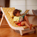 Adjustable Lounge Chair with Comfy Pad for Kids