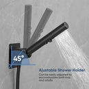 GobekUsa Black Stainless Steel High Pressure Shower Head Handheld Spray Nozzle