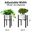 GobekUsa Adjustable Metal Plant Stand for 12-16 Inch Pots
