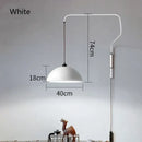 GobekUsa Adjustable Nordic Pendant Light for Kitchen Island and Bedroom Wall Fixture