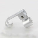 Adjustable silver aluminum shower head holder bathroom wall hook by Decorbites