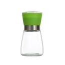 Adjustable spice grinder set with colorful silicone tops for kitchen by Decorbites