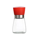Adjustable spice grinder set with colorful silicone tops for kitchen by Decorbites