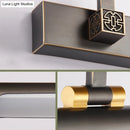 GobekUsa Adjustable Tubular LED Vanity Mirror Light - Traditional Black Metal Wall Lighting