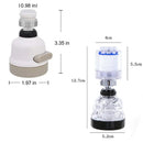 Adjustable white & gray 3 modes faucet aerator – kitchen spray head by Decorbites