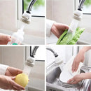 Adjustable white & gray 3 modes faucet aerator – kitchen spray head by Decorbites