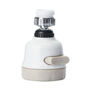 Adjustable white & gray 3 modes faucet aerator – kitchen spray head by Decorbites