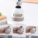Adjustable white & gray 3 modes faucet aerator – kitchen spray head by Decorbites