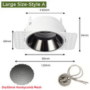 Adjustable white recessed led ceiling downlight for living room by Decorbites