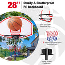 Adjustable Basketball Hoop System Stand with Wheels by LJGDeals