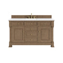 James Martin Brookfield 60" Single Bathroom Vanity, Pecan