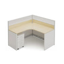 Adler · L-Shaped Cubicle Workstation