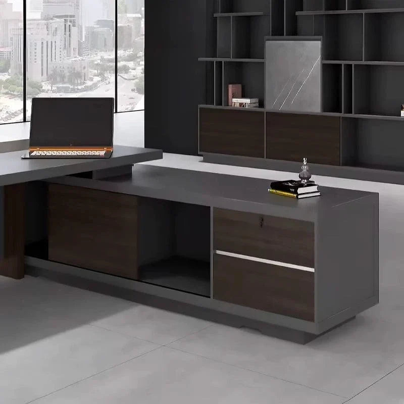 Carwin · Modern L-Shaped Executive Desk, photo 9 of 16
