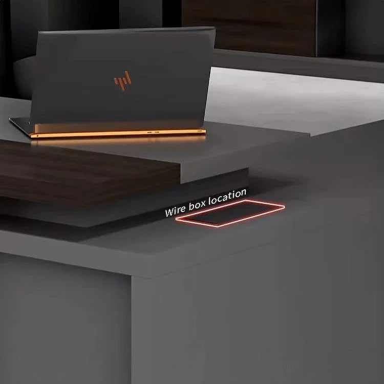 Carwin · Modern L-Shaped Executive Desk, photo 10 of 16