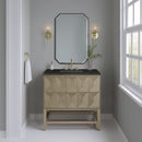 James Martin Emmeline 36" Single Bathroom Vanity, Pebble Oak