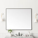 James Martin Rohe 48" Mirror, Matte Black