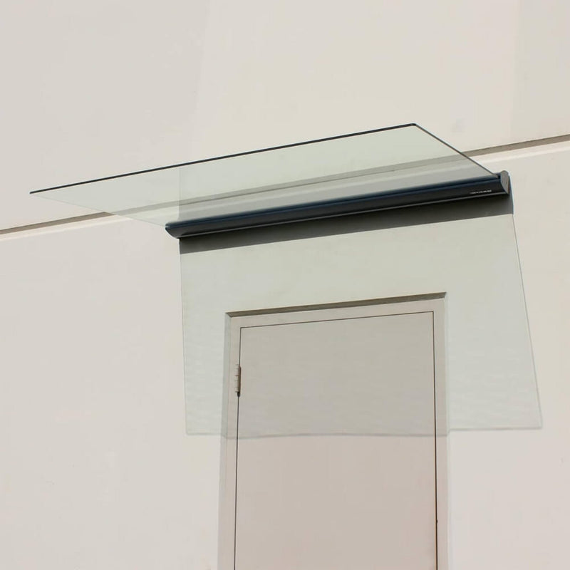 Advaning GA Series Clear Construction-Grade Tempered Glass Awning With Single Clamp (DA5535-DA6339) (SAK92613)