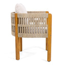 Outdoor Dining Chairs With Mix Rope Handles (Set of 2) by HouseOfZazla
