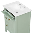 24-Inch Bathroom Vanity with Sink and Solid Wood Cabinet by HouseOfZazla