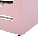 Upholstered Daybed With Storage Armrests, Trundle And Latest Integrated tooth Audio System