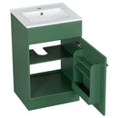 Bathroom Vanity With Sink, Cabinet With Adjustable Shelf by HouseOfZazla