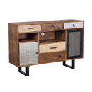 Rustic 2 Drawer Kitchen Island - Multi by Unique Piece Furniture