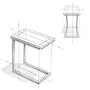 Skyler - Handcrafted C Side Table by Unique Piece Furniture