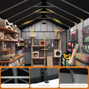 8x16ft Resin Outdoor Storage Shed